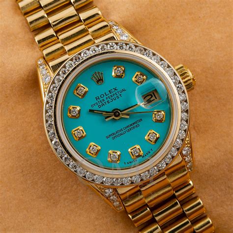 turquoise rolex datejust|More.